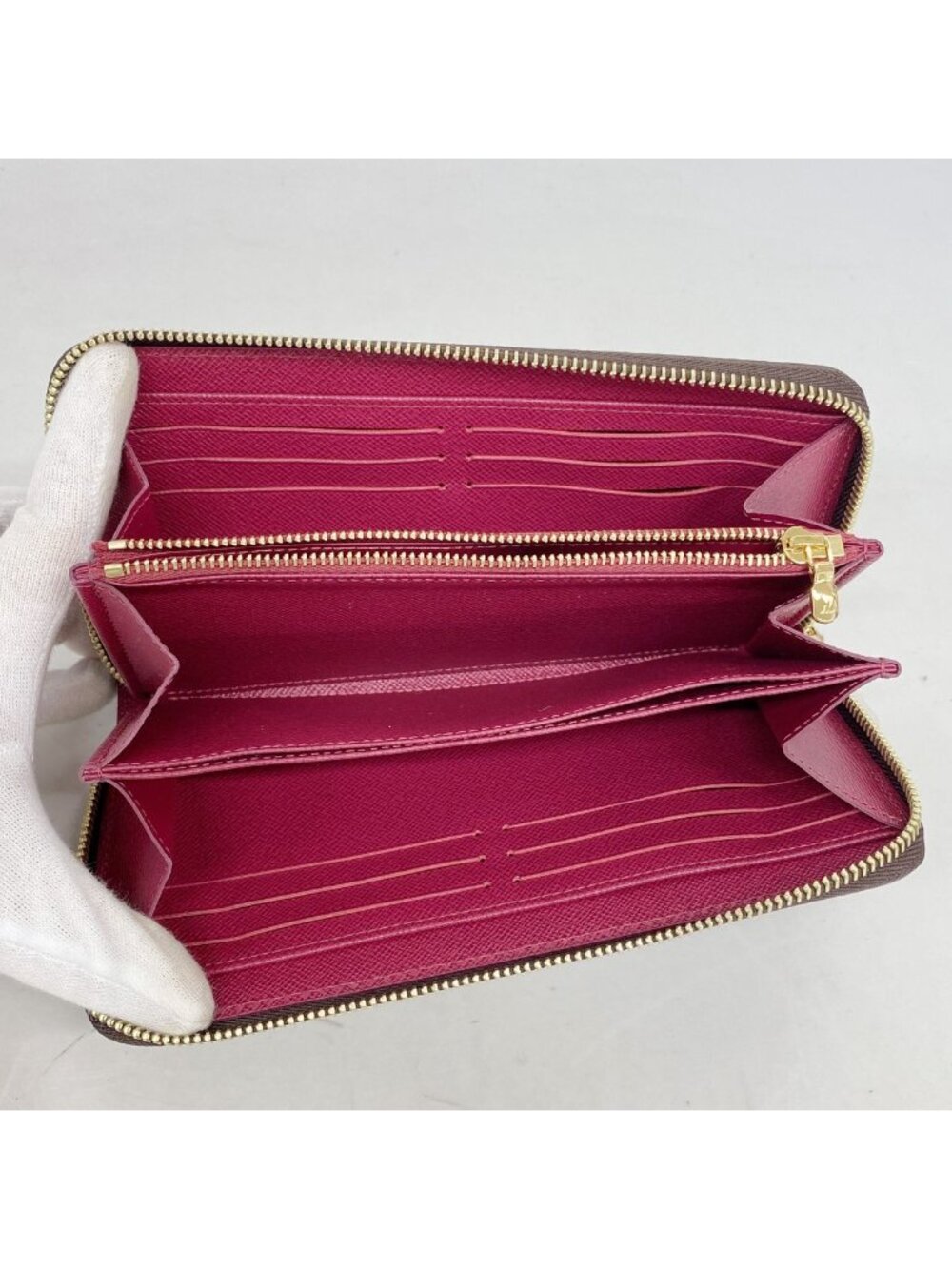 Louis Vuitton Wallet Monogram Zippy Fuchsia - Picture 3 of 8